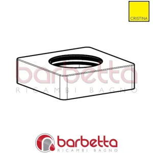 ROSONE QUADRO PER BORDO VASCA RICAMBIO CRISTINA CRIMV20052F51