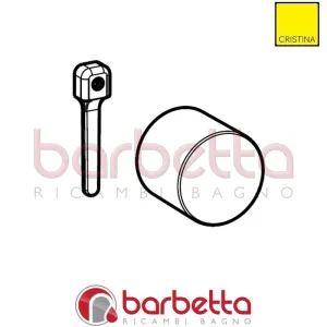 INSIEME LEVA QUEEN PER LAVABO A MURO COMPLETA RICAMBIO CRISTINA CRIPR15843Q51