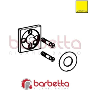 KIT DI FISSAGGIO RICAMBIO CRISTINA CRIPR14951Q51