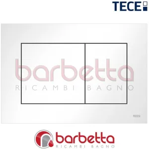 PLACCA DA INCASSO 2T IN PLASTICA BIANCA TECE 9240400