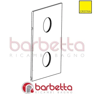 PIASTRA RETTANGOLARE RICAMBIO CRISTINA CRIPI13593F51