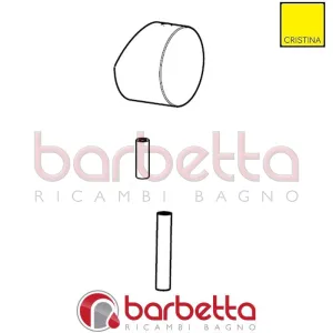 INSIEME LEVA TRICOLORE VERDE RICAMBIO CRISTINA CRIPR7971Q34P