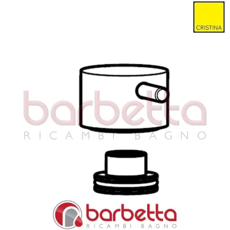 MANIGLIA PER DEVIATORE RICAMBIO CRISTINA CRIMN6905Q51