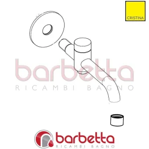 INSIEME CANNA DEVIATORE RICAMBIO CRISTINA CRIPR13062Q51