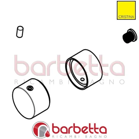 MANIGLIA DEVIATORE RICAMBIO CRISTINA CRIPR13192Q51