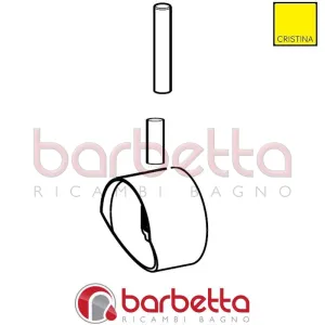 INSIEME LEVA LAVABO LATERALE RICAMBIO CRISTINA CRIPR24522Q51Q