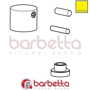 MANIGLIA RICAMBIO CRISTINA CRIPR15762Q51