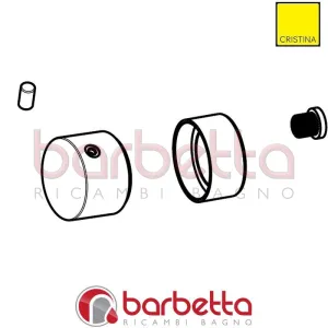 MANIGLIA VITONE RICAMBIO CRISTINA CRIPR13194Q51