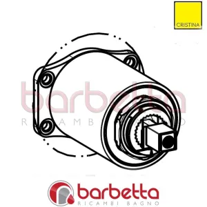 CORPO MOTORE INCASSO CARTUCCIA 35 RICAMBIO CRISTINA CRIMV21881P28