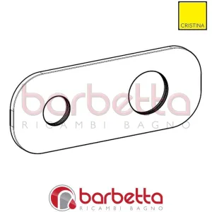 PIASTRA DUE FORI RICAMBIO CRISTINA CRIPI19704P28