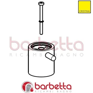 CORPO MANIGLIA RICAMBIO CRISTINA CRIMV18719P28