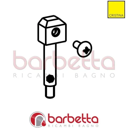 LEVA DI COMANDO MISCELATORE RICAMBIO CRISTINA CRIMV17259F28