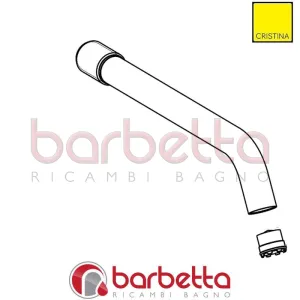 CANNA LAVABO A MURO RICAMBIO CRISTINA CRICN19880P28