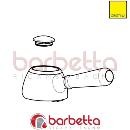 LEVA COMPLETA RICAMBIO CRISTINA CRIPR5750Q51