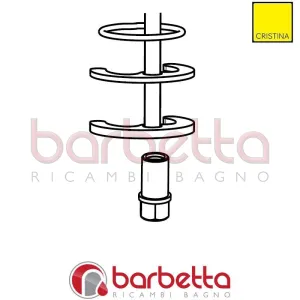 CONFEZIONE FISSAGGIO RICAMBIO CRISTINA CRICF5809Q00