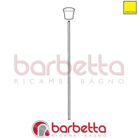 KIT POMOLO E ASTA RICAMBIO CRISTINA CRICF1276Q51