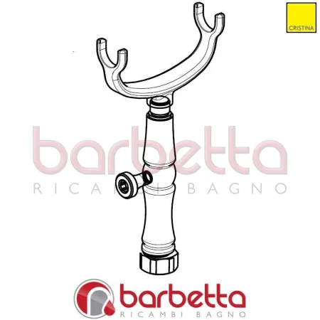 SUPPORTO DOCCIA RICAMBIO CRISTINA CRIPR6154Q52