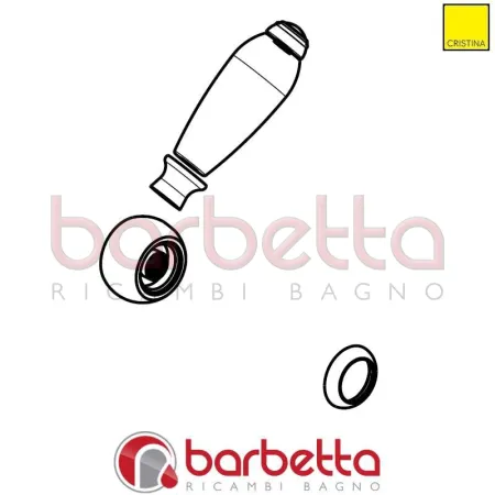 MANIGLIA PER DEVIATORE RICAMBIO CRISTINA CRIPR6877Q51