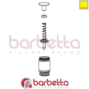 DEVIATORE COMPLETO RICAMBIO CRISTINA CRIPR15721Q51