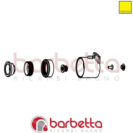 MANIGLIA PER DEVIATORE RICAMBIO CRISTINA CRIPR18487Q51