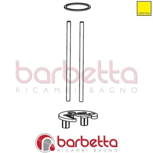 CONFEZIONE DI FISSAGGIO RICAMBIO CRISTINA CRICF24408Q50