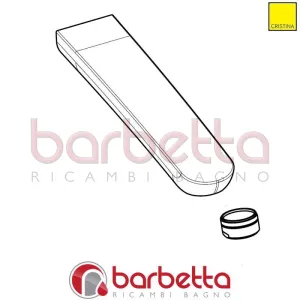 BOCCA PER LAVABO A MURO RICAMBIO CRISTINA CRIFU14556P51