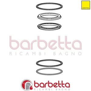 CONFEZIONE GUARNIZIONI RICAMBIO CRISTINA CRIPR3790Q00