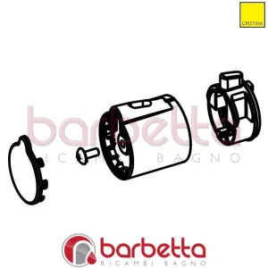 MANIGLIA RICAMBIO CRISTINA CRIPR15600Q51