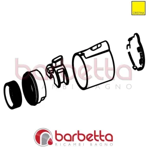 MANIGLIA RICAMBIO CRISTINA CRIPR15602Q51