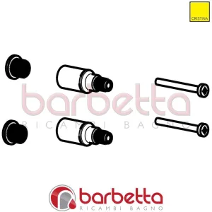 CONFEZIONE VITI E RONDELLE RICAMBIO CRISTINA CRICF17538Q00