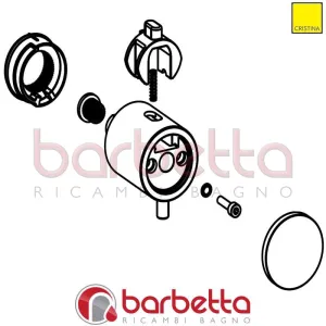 MANIGLIA IN ZAMA RICAMBIO CRISTINA CRIPZ19382Q72