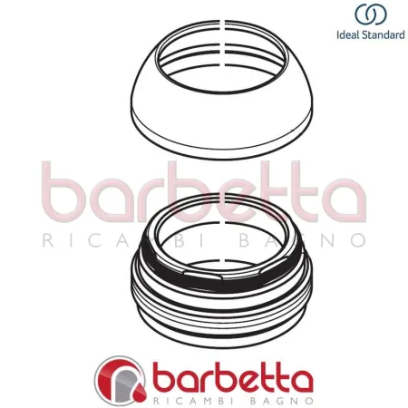 CAPPUCCIO CON O-RING RICAMBIO IDEAL STANDARD A861417A5