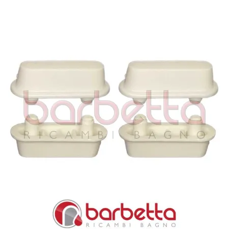 PARACOLPI PER SEDILI WC mm.47x18x14H-DUE PERNI