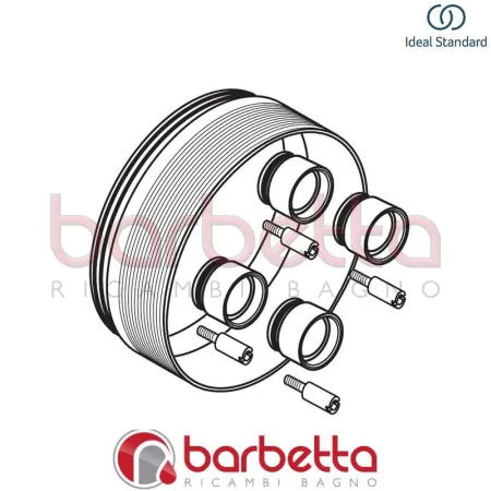 PROLUNGA PER INCASSI RICAMBIO IDEAL STANDARD A960704NU