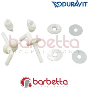 CERNIERE DI RICAMBIO SEDILE D-CODE IN PLASTICA DURAVIT 006307