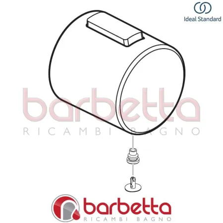 MANIGLIA TERMOSTATICA RICAMBIO IDEAL STANDARD A860907AA