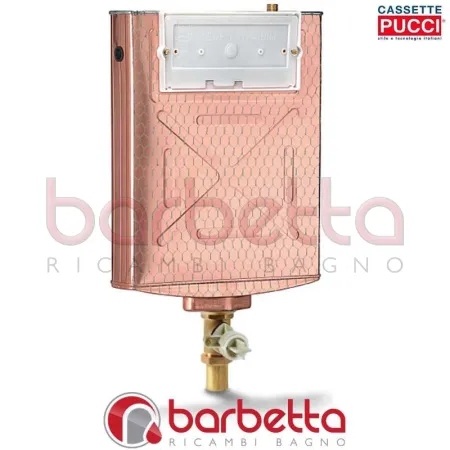 CASSETTA DA INCASSO PUCCI RAME PULSANTE BASSO 50121040