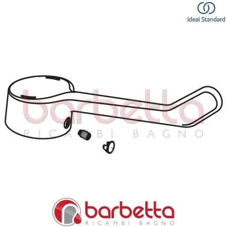 MANIGLIA A LEVA LUNGA RICAMBIO IDEAL STANDARD B961437AA