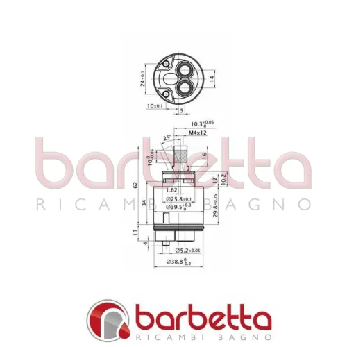 CARTUCCIA RICAMBIO KEROX K40B LUNGA