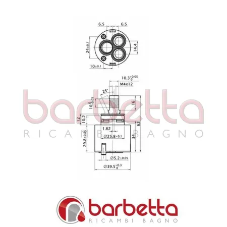 CARTUCCIA RICAMBIO KEROX K40A