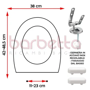 SEDILE COPRIWATER COMPATIBILE FLAMINIA WEB BIANCO