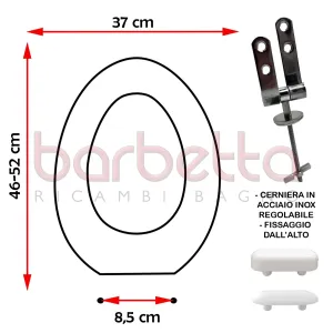 SEDILE COPRIWATER COMPATIBILE POZZI GINORI ULTRA BIANCO