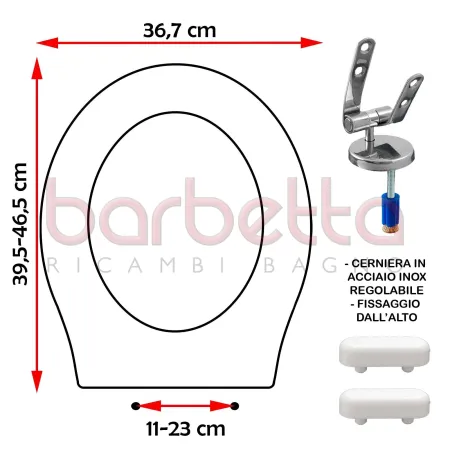 SEDILE COPRIWATER COMPATIBILE HATRIA SPEA NIDO BIANCO