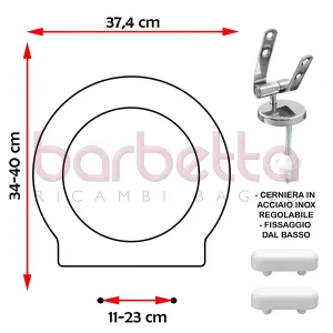 SEDILE COPRIWATER COMPATIBILE G.S.I. LUXOR BIANCO