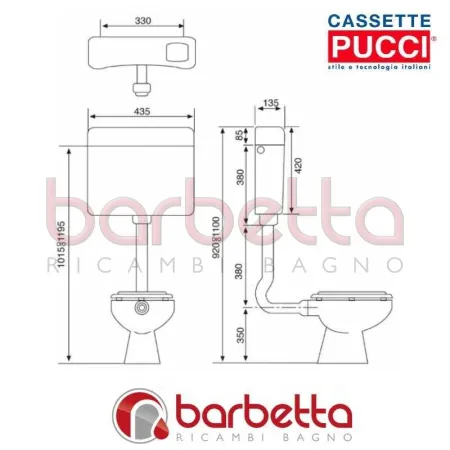 CASSETTA PUCCI ESTERNA VIVA MONOTASTO 77000000