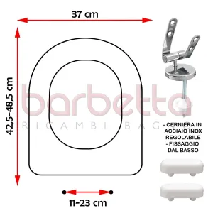 SEDILE COPRIWATER COMPATIBILE HATRIA SPEA DAYTIME BIANCO