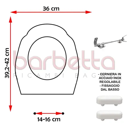 SEDILE COPRIWATER COMPATIBILE DEVON E DEVON WESTMINSTER