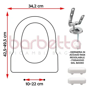 SEDILE COPRIWATER COMPATIBILE G.S.I. PITTI BIANCO