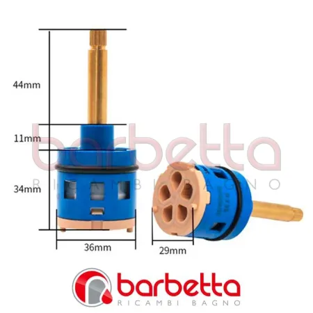 CARTUCCIA DEVIATRICE 5 VIE COLONNE DOCCIA 36/89