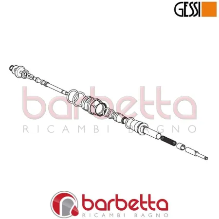 DEVIATORE A SPINGERE RICAMBIO GESSI SP00191